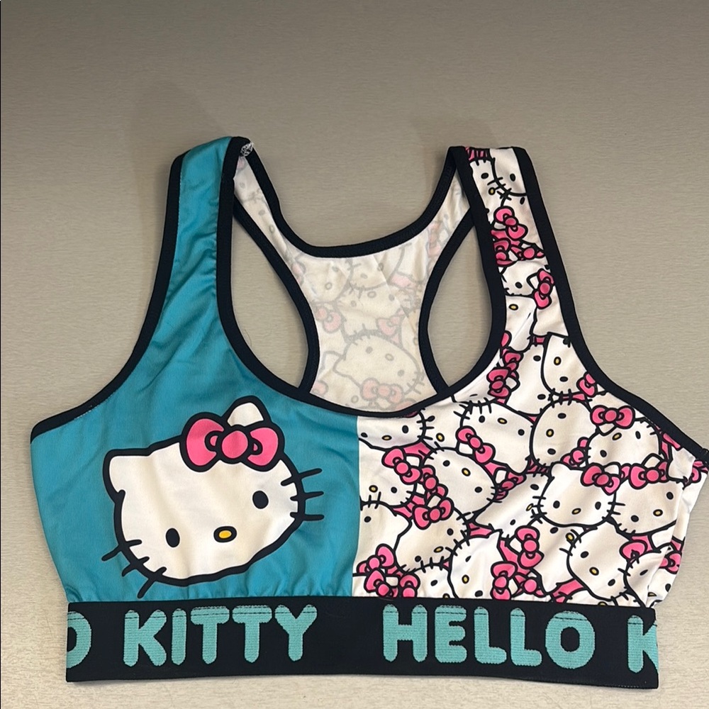 Hello Kitty Graphic Sports Bra